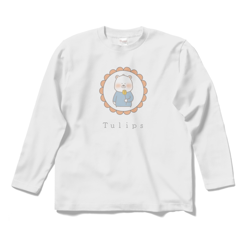 TulipsロンT しろうver.