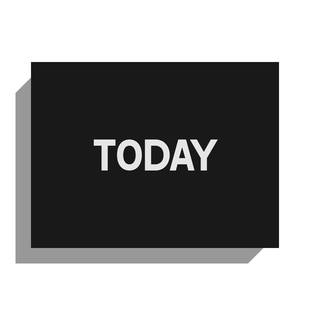 フリーフォント　「TODAY」