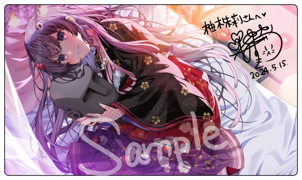 柚木朱莉 新ニコニコチャンネルイラストグッズ✨(早期発送分)