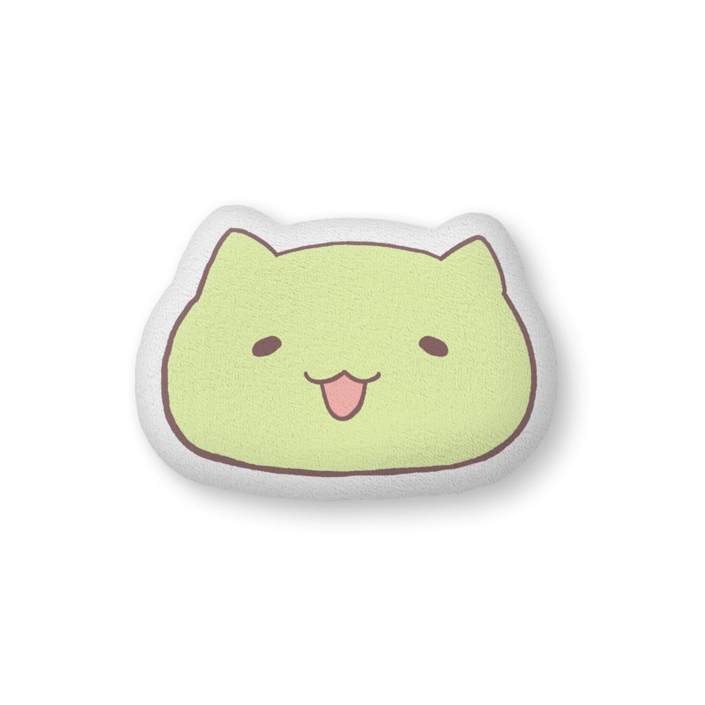 フェイスクッション(黄&緑)