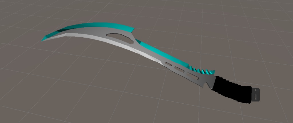 Blue sword/knife pack1