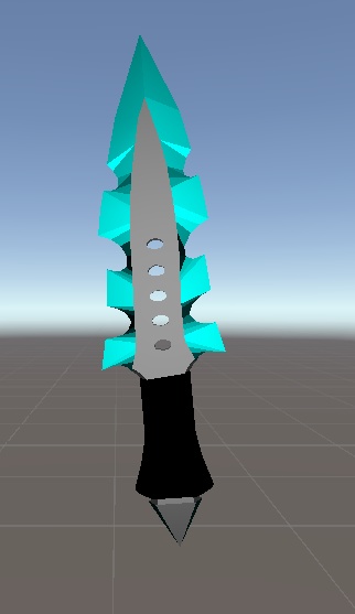 Blue sword/knife pack1