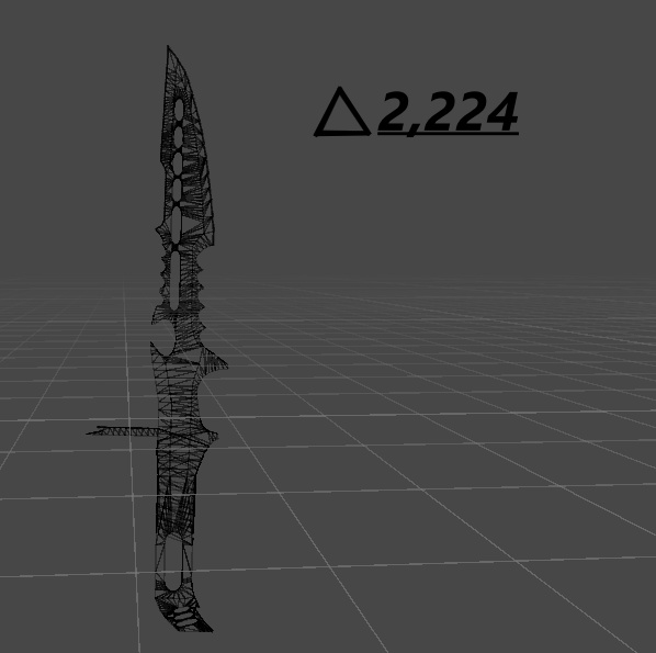 Blue sword/knife pack1