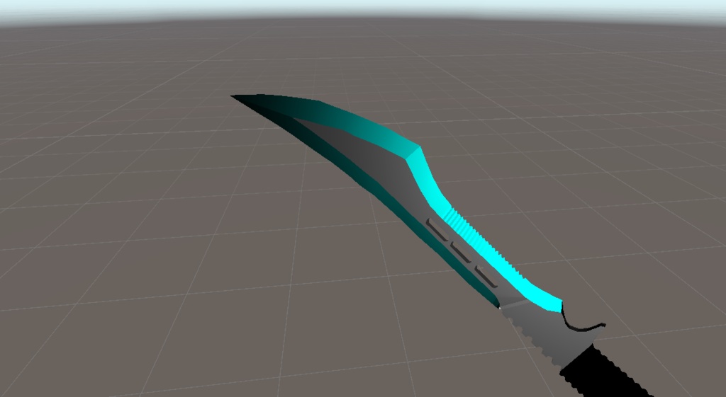 Blue sword/knife pack1
