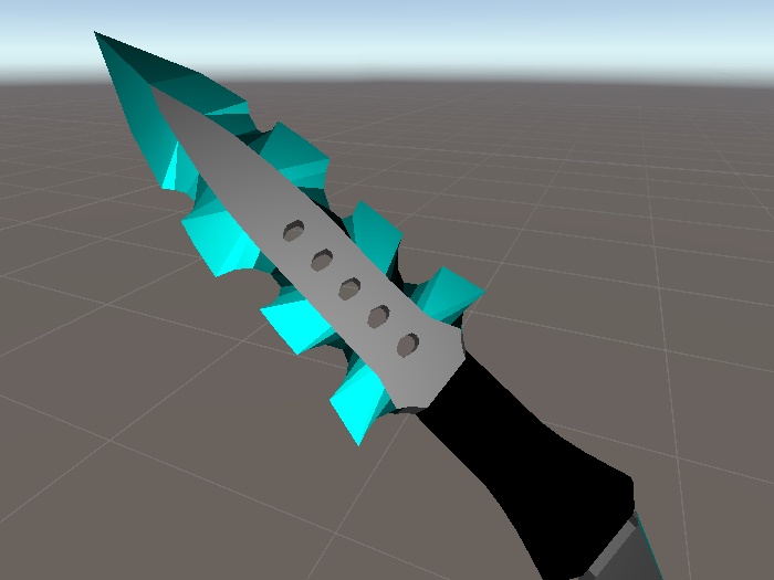 Blue sword/knife pack1