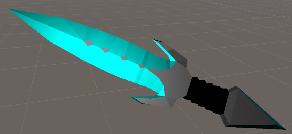 Blue sword/knife pack1