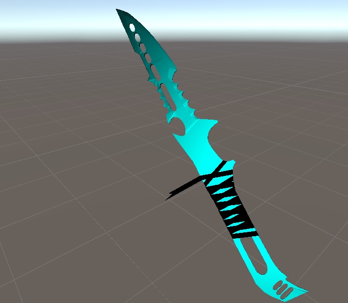 Blue sword/knife pack1