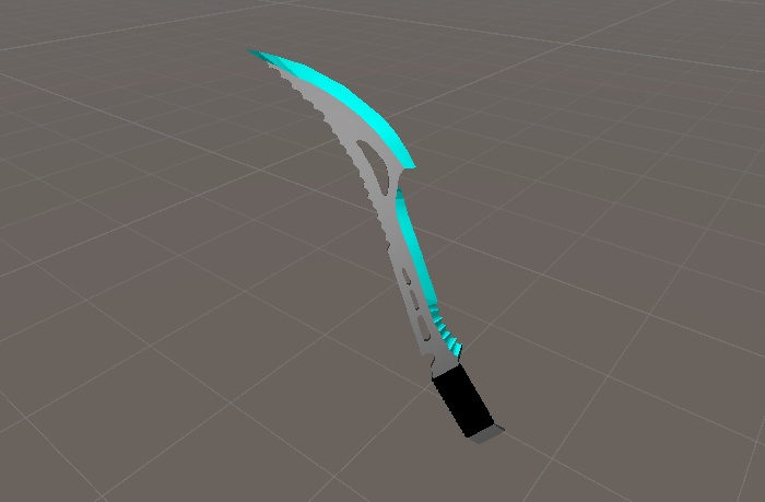 Blue sword/knife pack1