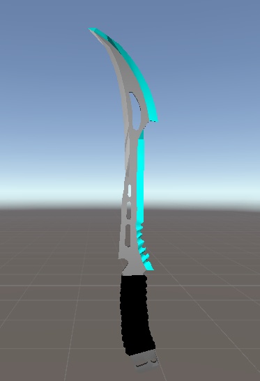 Blue sword/knife pack1