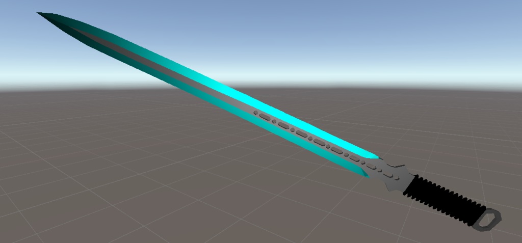 Blue sword/knife pack1