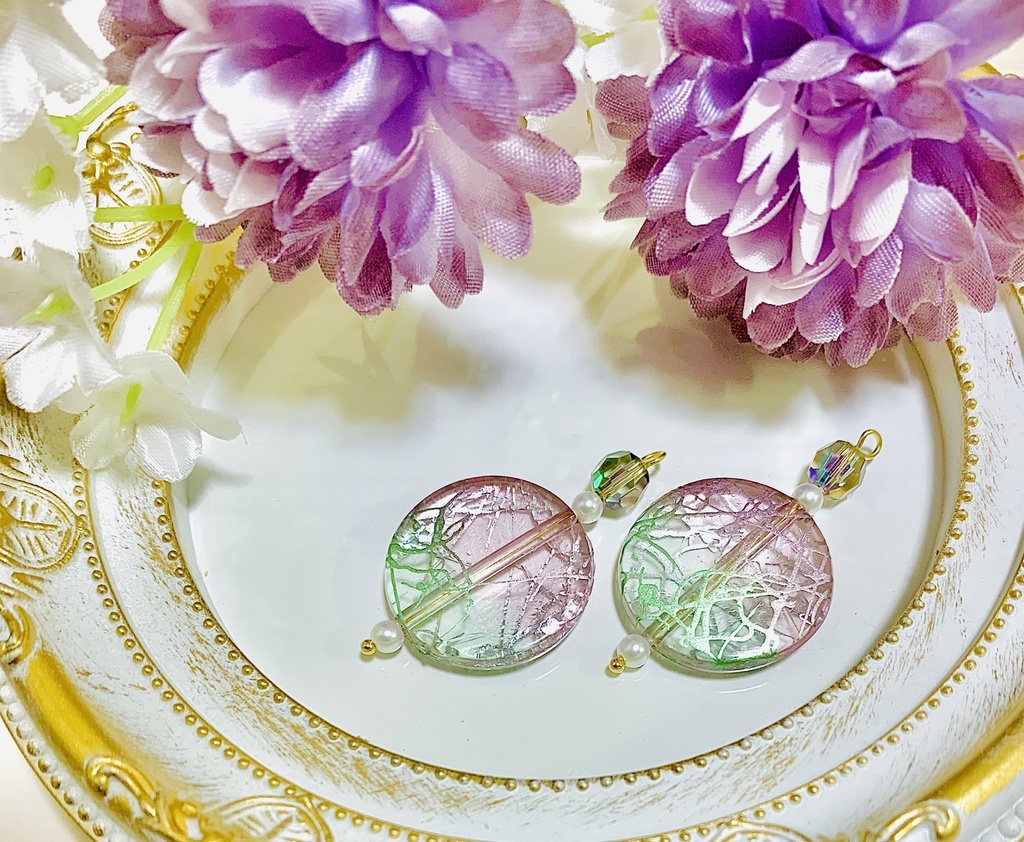 蟲柱 胡蝶しのぶイメージアクセサリー(ピアス/イヤリング)