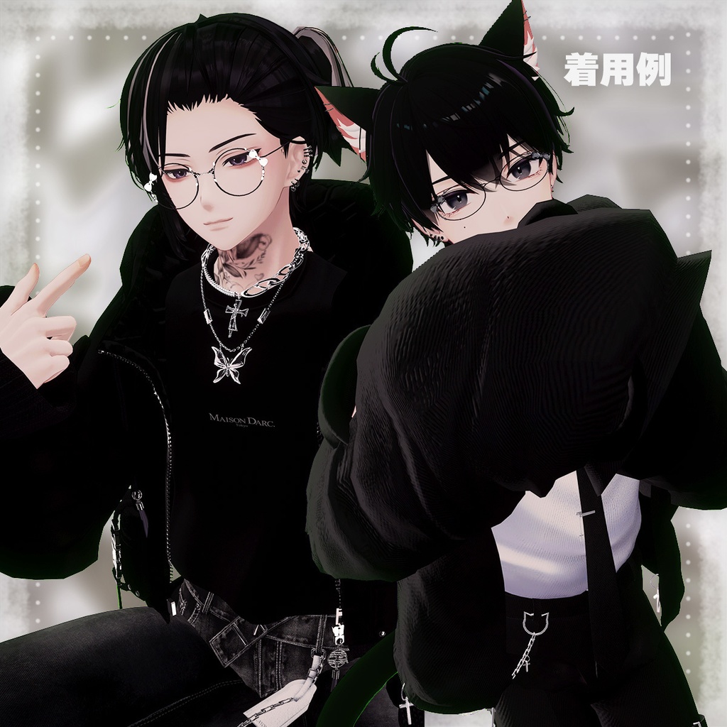 2形6色🎀キラキラ宝石めがね "Jewelbon"💎