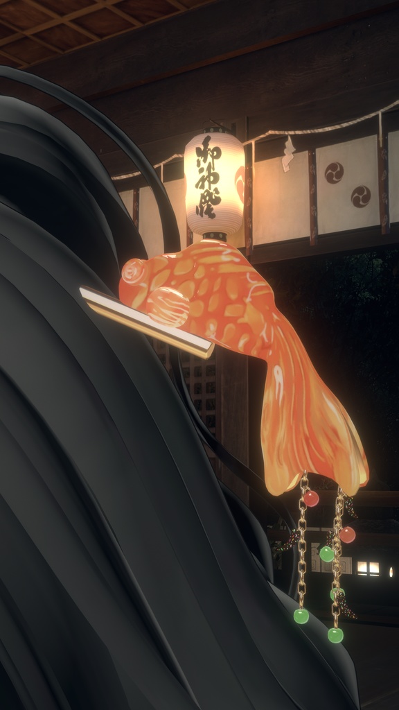 揺れる!🏮お祭り金魚の簪🏮