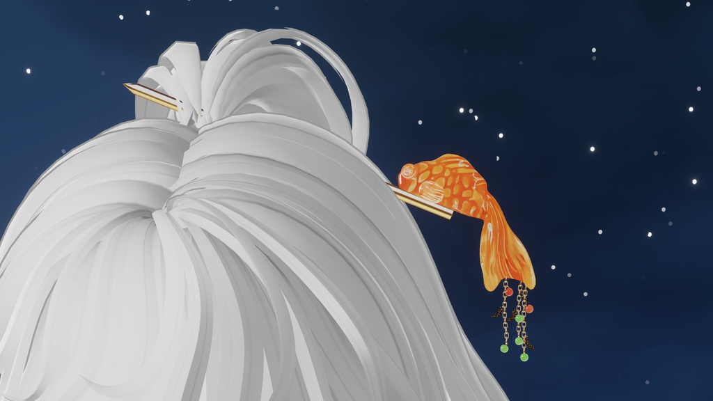 揺れる!🏮お祭り金魚の簪🏮