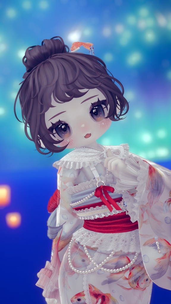 揺れる!🏮お祭り金魚の簪🏮