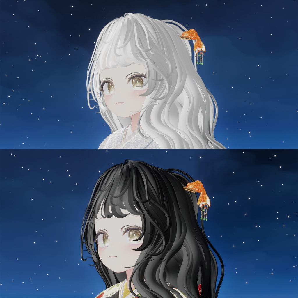 揺れる!🏮お祭り金魚の簪🏮