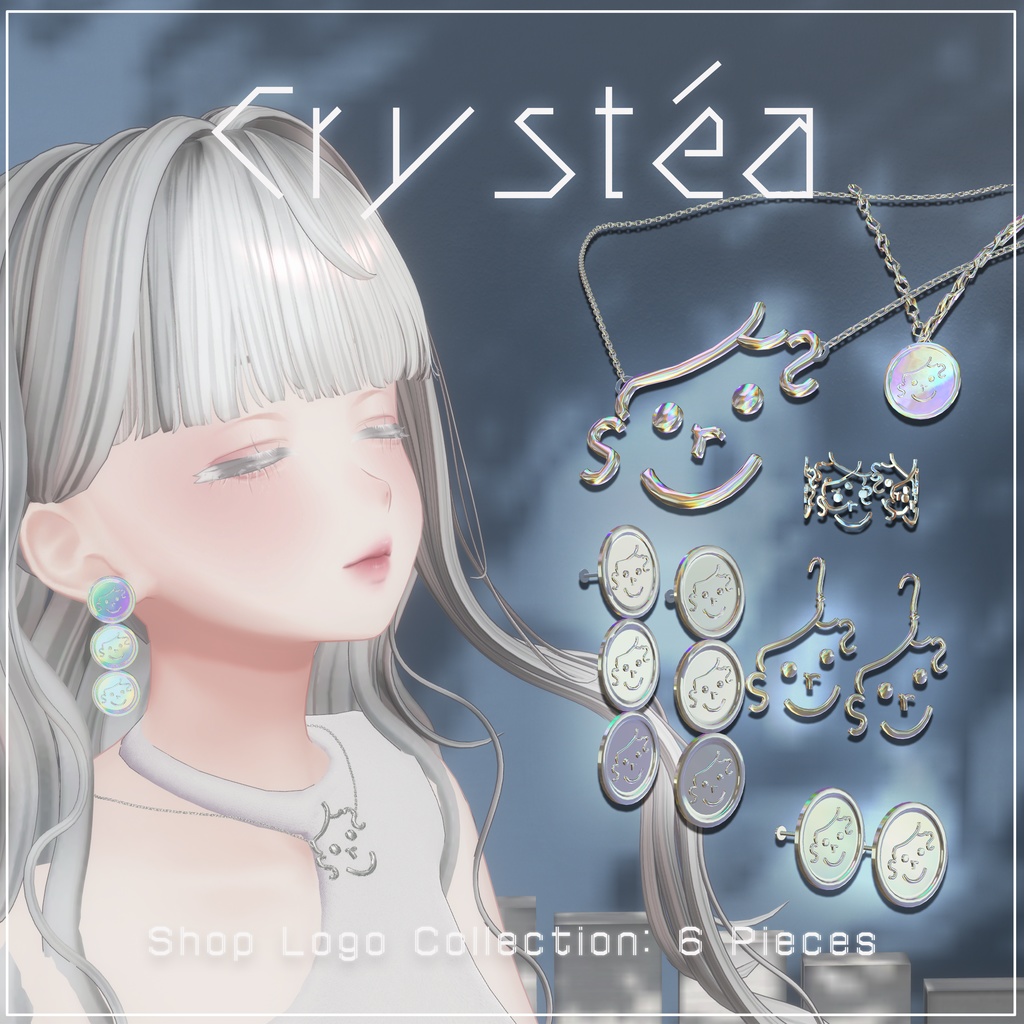 【FREE/無料】Crystéa｜Shop Logo Collection (6 Pieces)