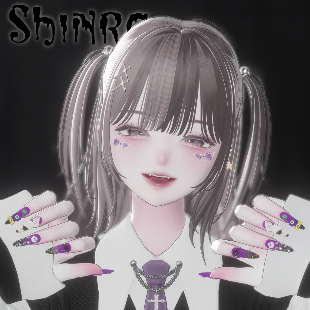 【🎃7アバター対応🎃】ハッピーハッピーハロウィンネイル👻