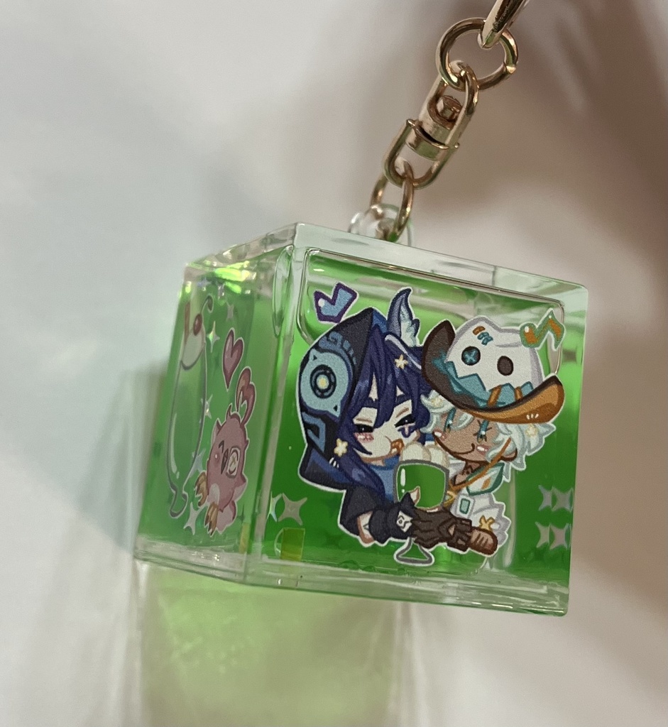 🦇🩺リキッドアクリルキーホルダー