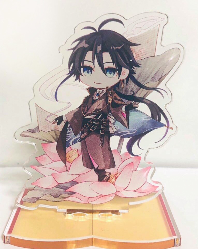 芥川先生と蓮花アクリススタンドフィギュア