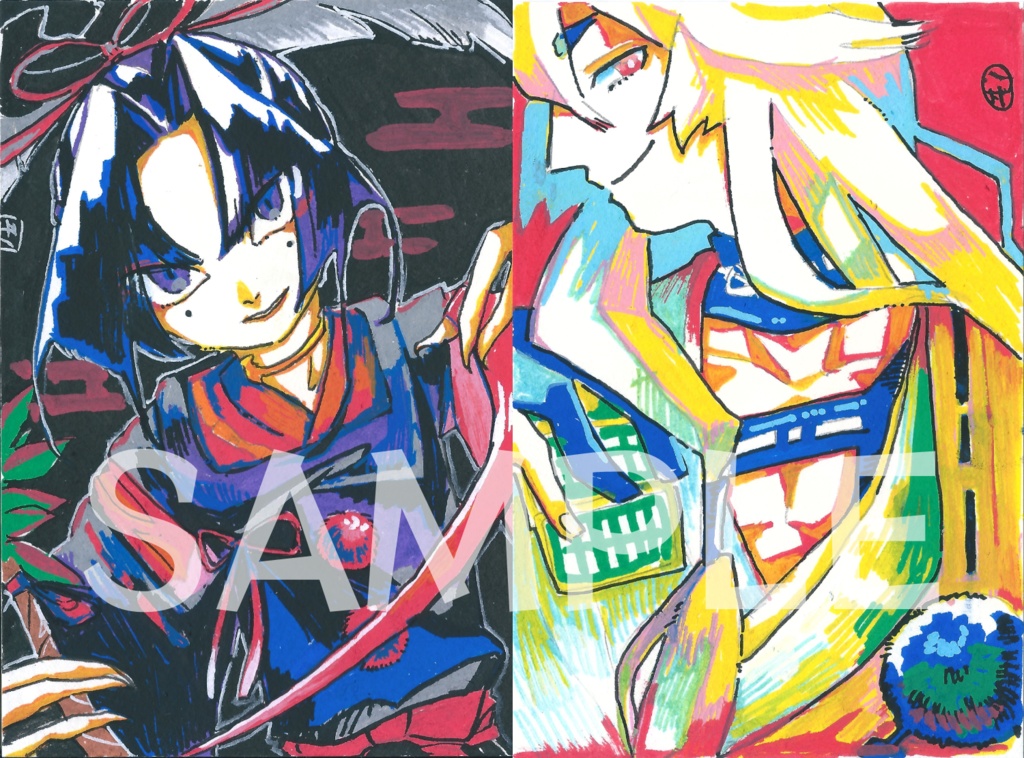 ポスカイラスト ハガキサイズ