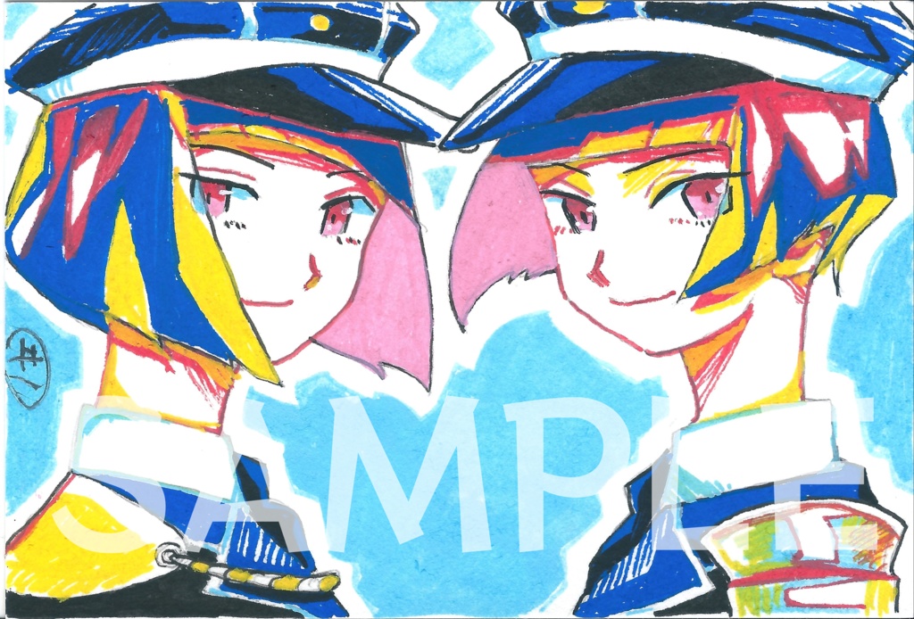 ポスカイラスト ハガキサイズ