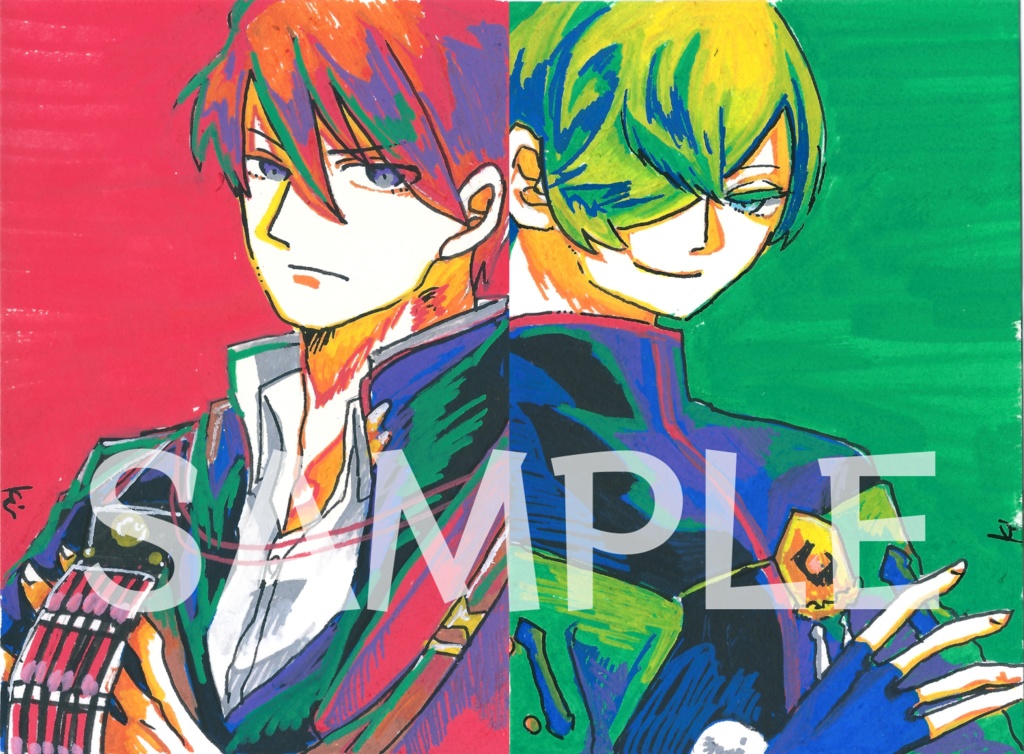 ポスカイラスト ハガキサイズ