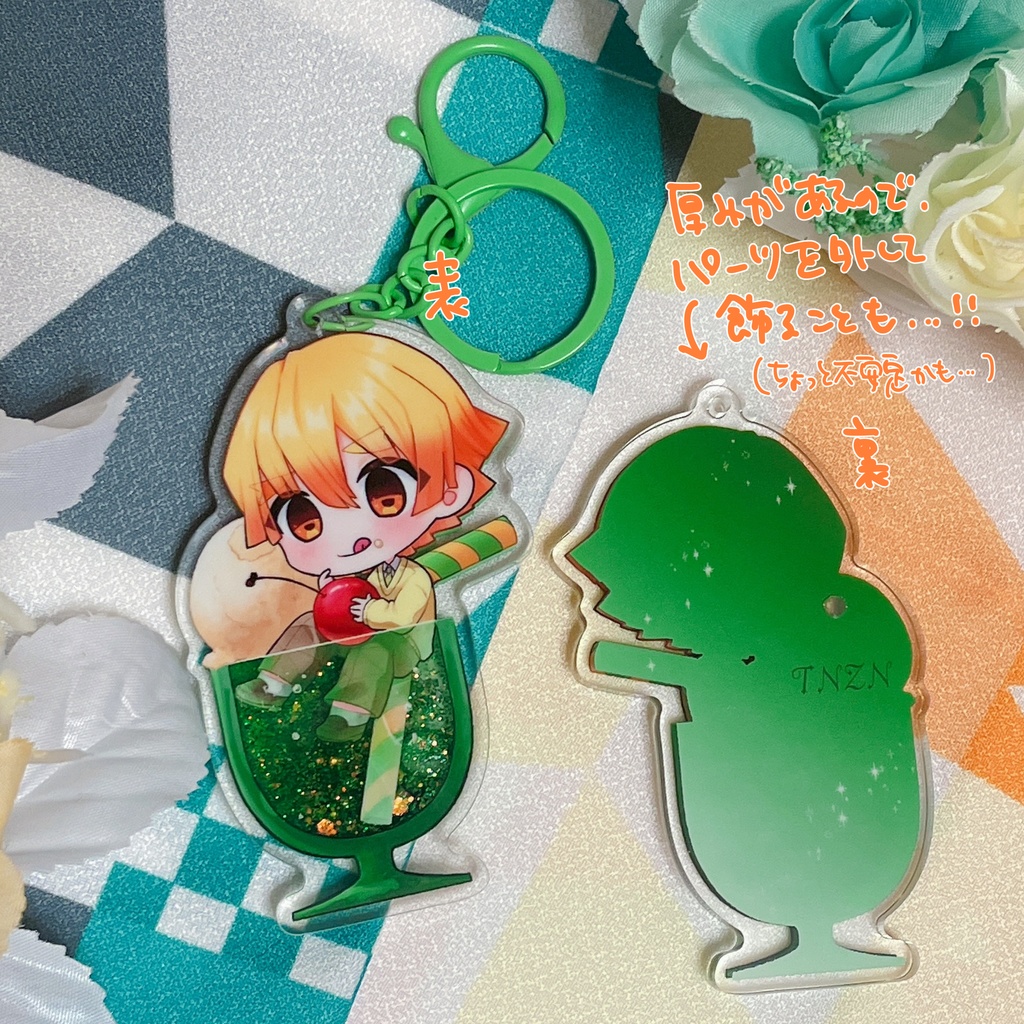 炭善オイルinアクキー