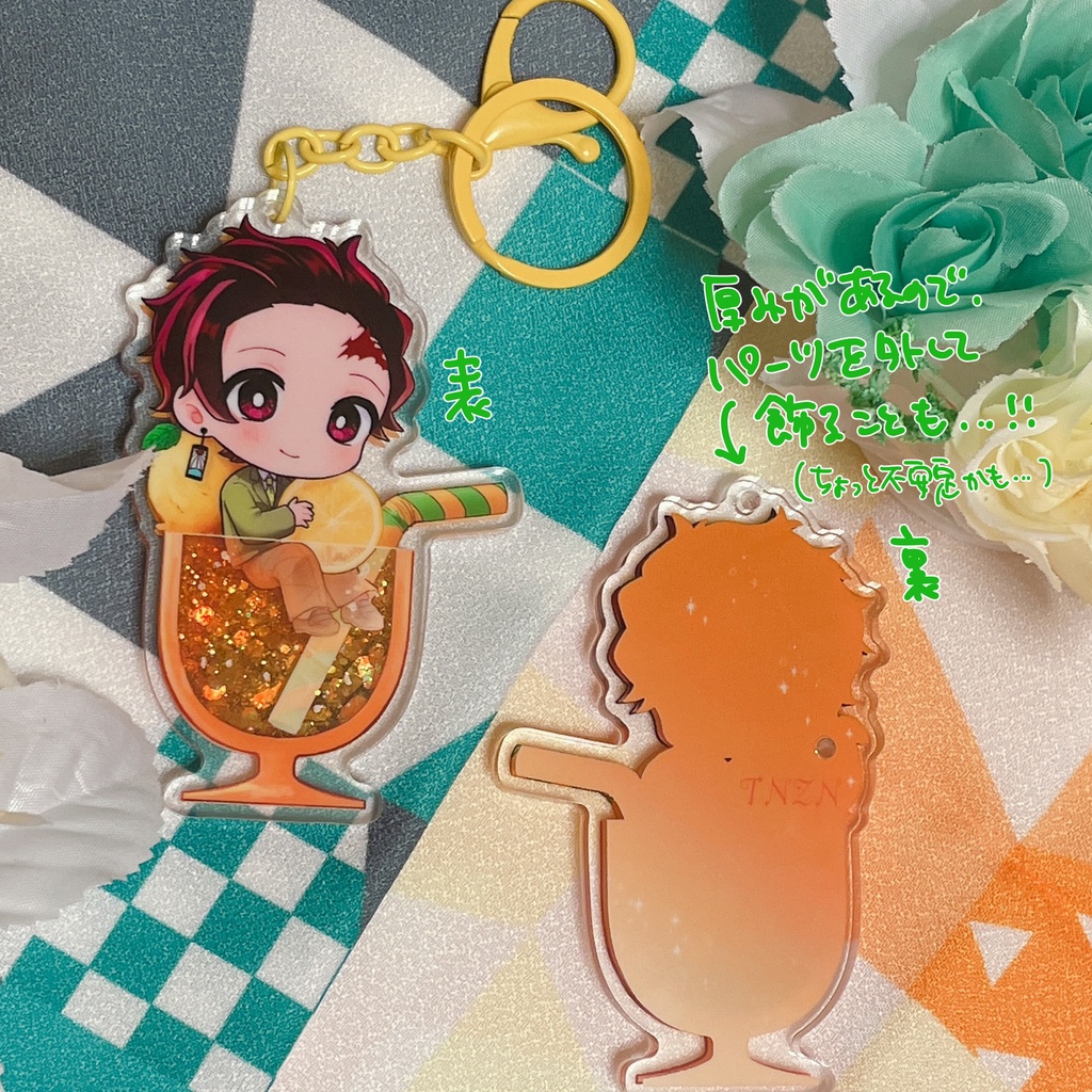 炭善オイルinアクキー