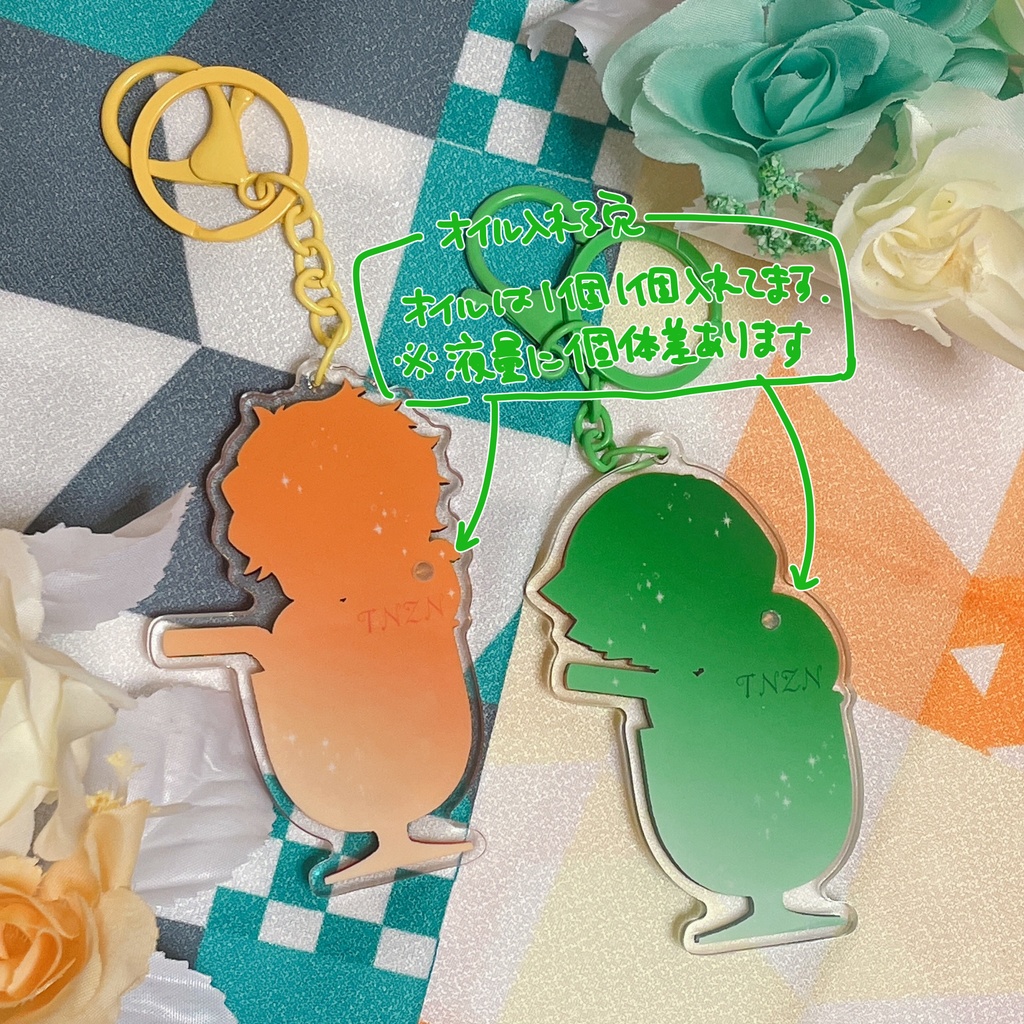 炭善オイルinアクキー