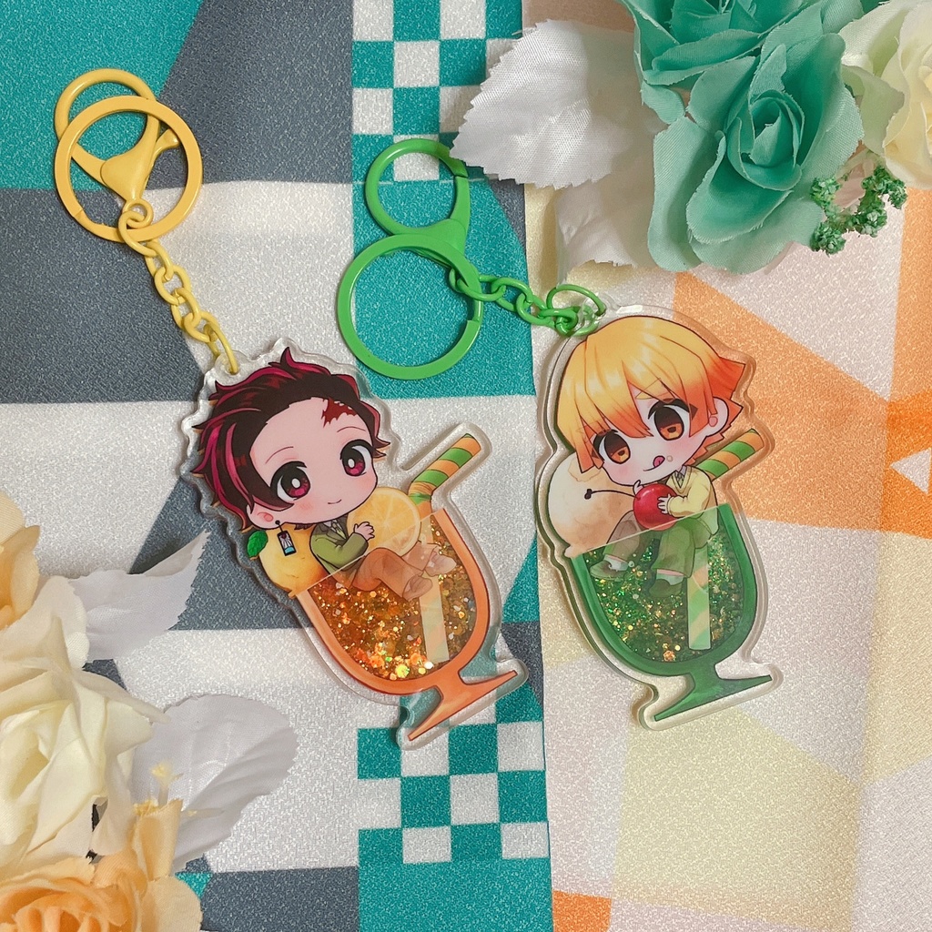 炭善オイルinアクキー