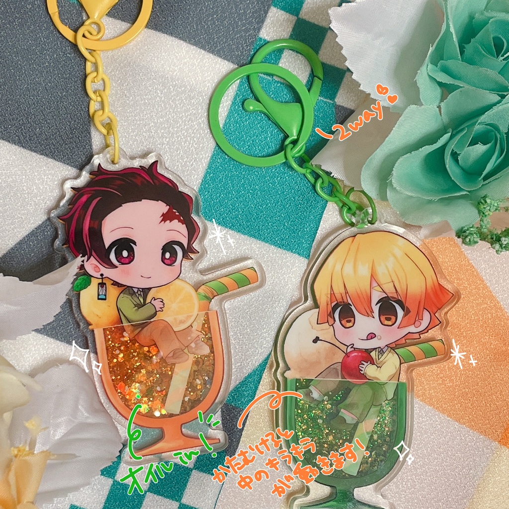 炭善オイルinアクキー