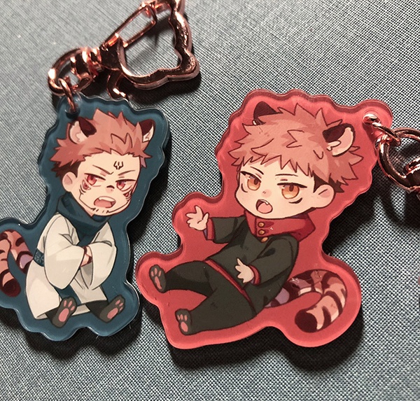 【呪術廻戦】 虎杖&宿儺アクリル キーホルダー