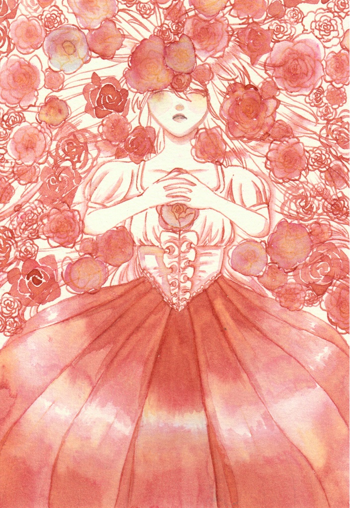 ポストカード「薔薇の葬列」