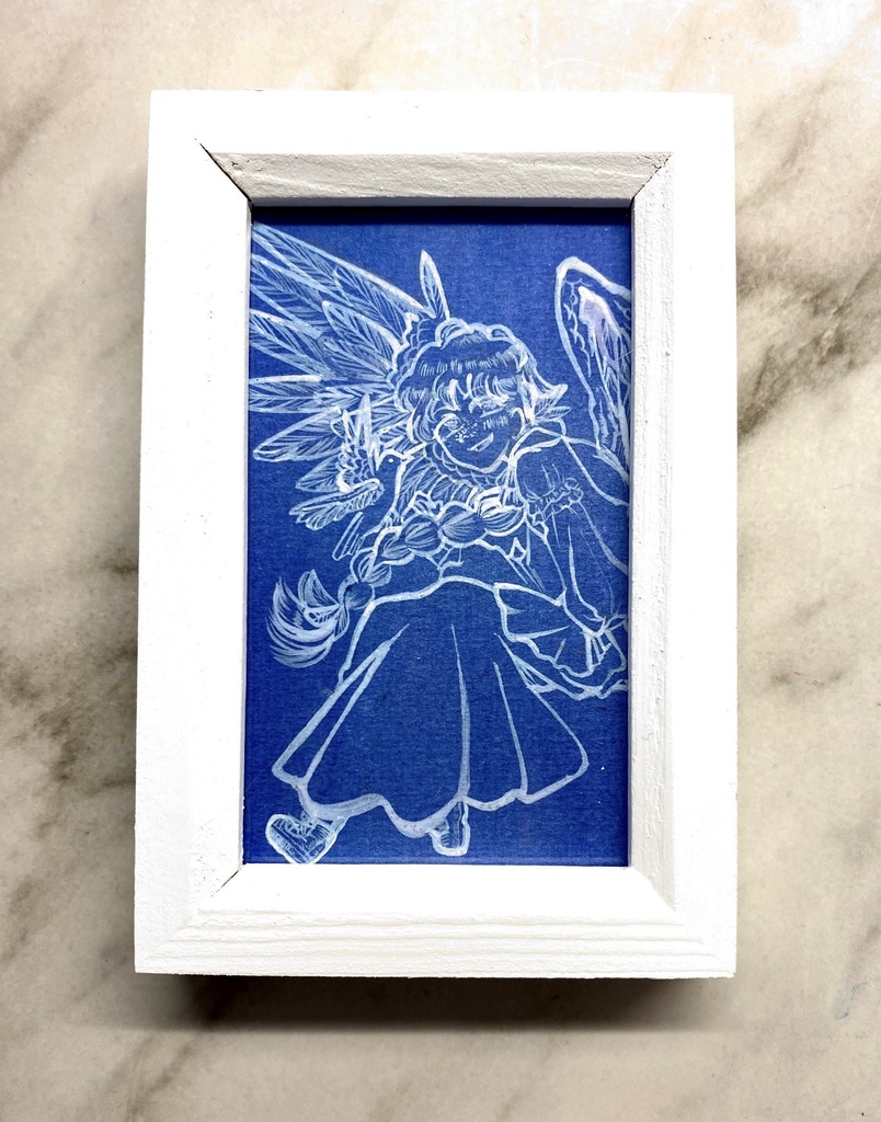 公募展「天使がささやく」原画・ポストカード