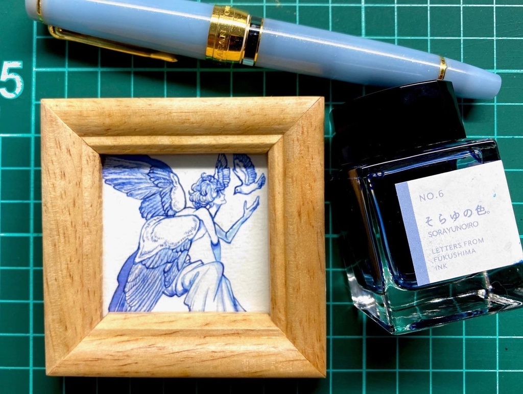 公募展「天使がささやく」原画・ポストカード