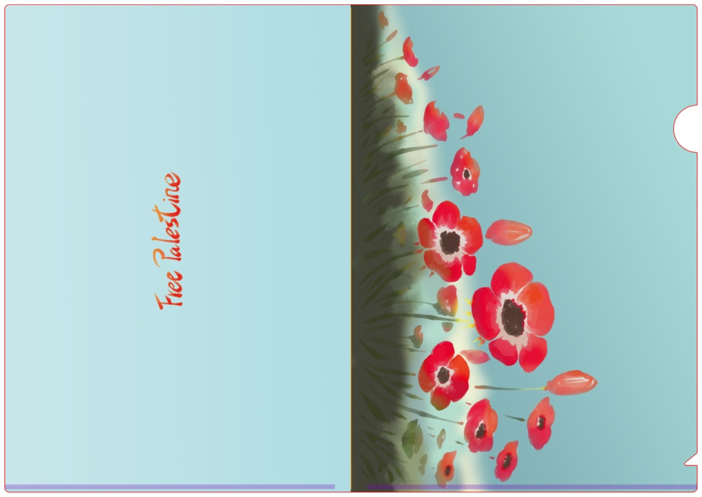 パレスチナ チャリティーステッカー vol.2 &A4クリアファイル