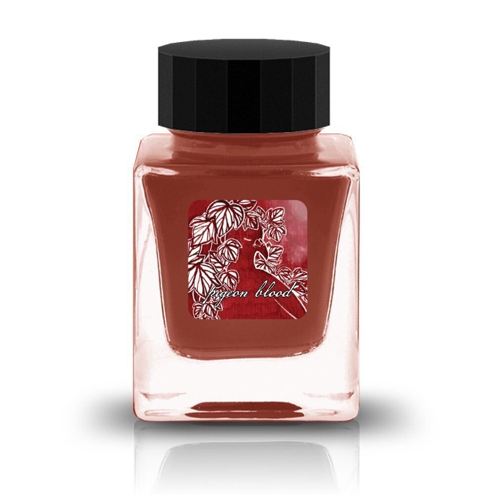 万年筆インク「邪心 Y'golonac 」 「pigeon blood」