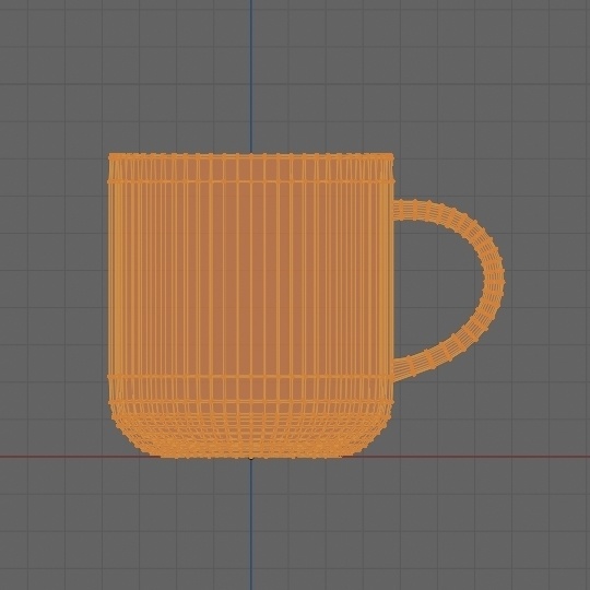 【無料】取っ手付きガラスマグ-GrassMugCup-