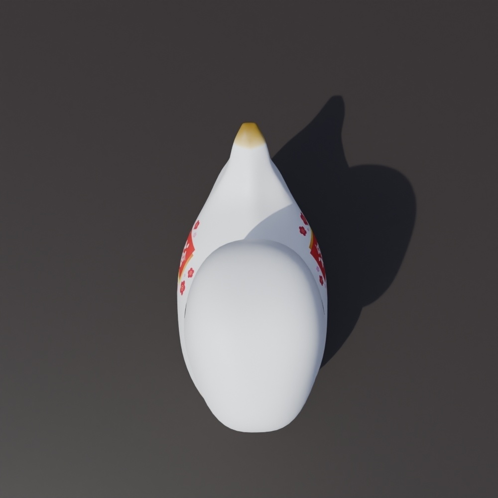 へび土鈴-SnakeClayBell-3Dモデル