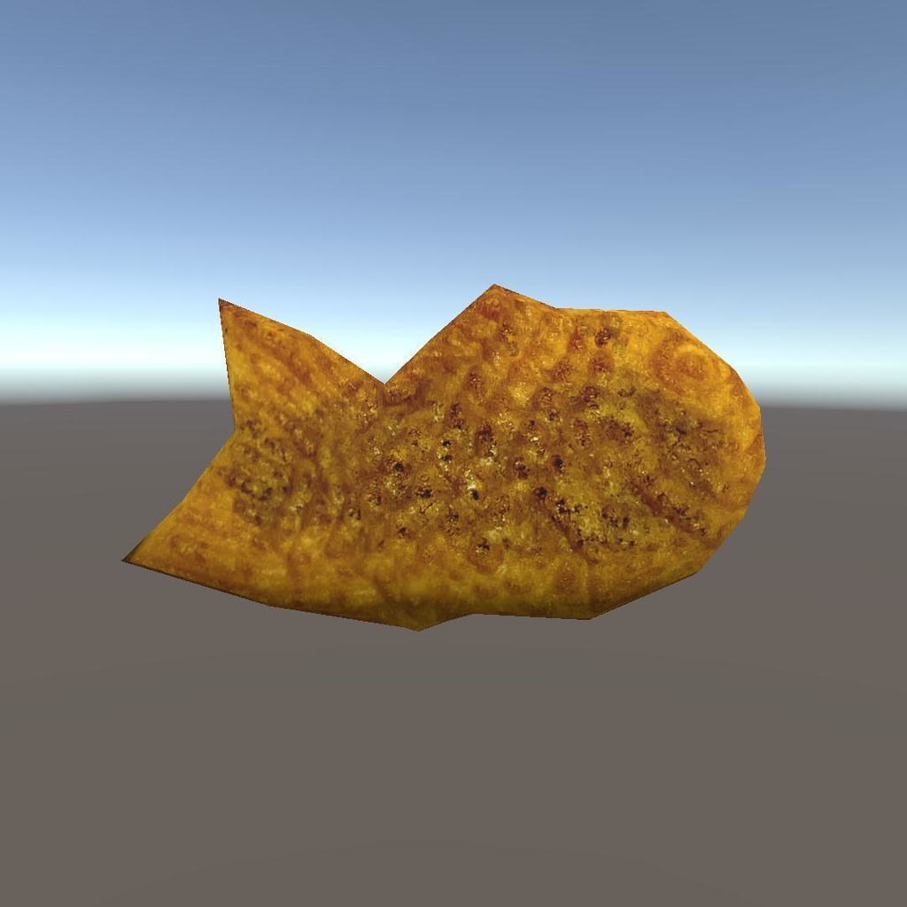 【無料】たいやき-taiyaki-3Dモデル