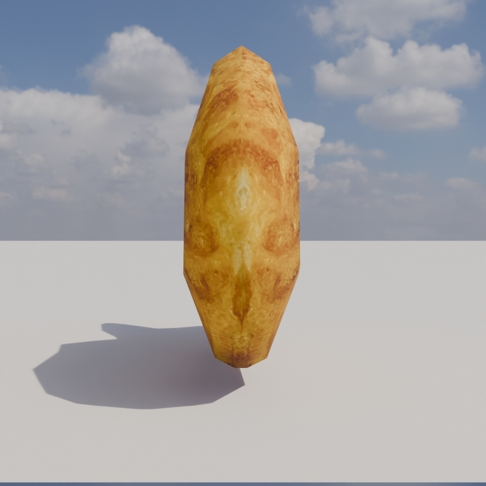 【無料】たいやき-taiyaki-3Dモデル