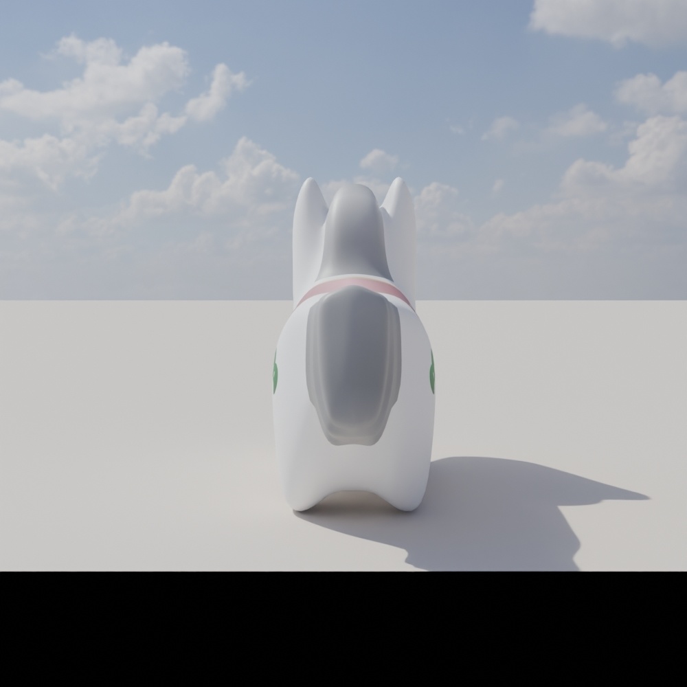 【3/31まで無料】うま土鈴-ClayHorseBell-3Dモデル