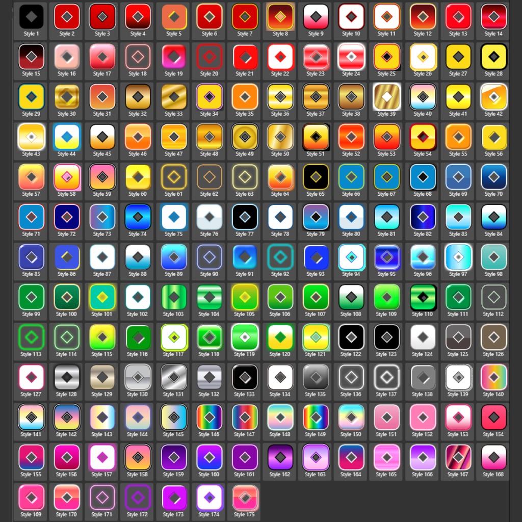 【無料】Affinity3用テキストスタイル175種類