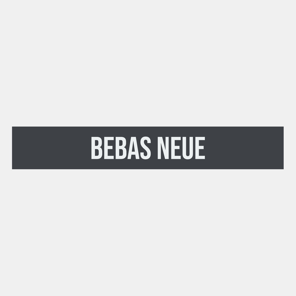 Bebas Neue