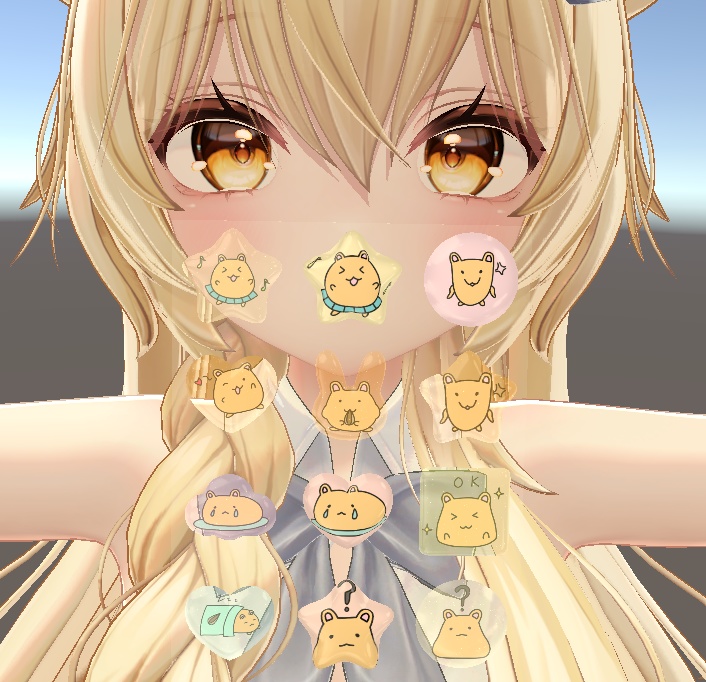 太ったハムスターステッカー