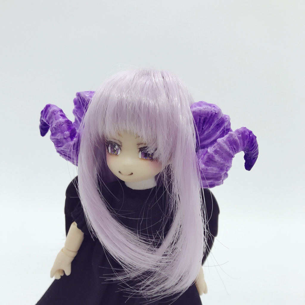 ツノI (黒ピンク)