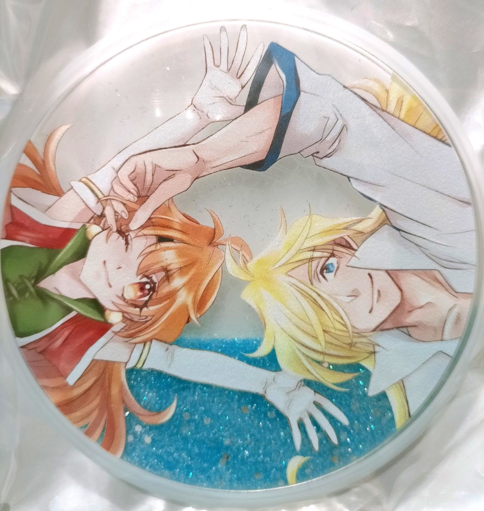 グリッター入りコースター