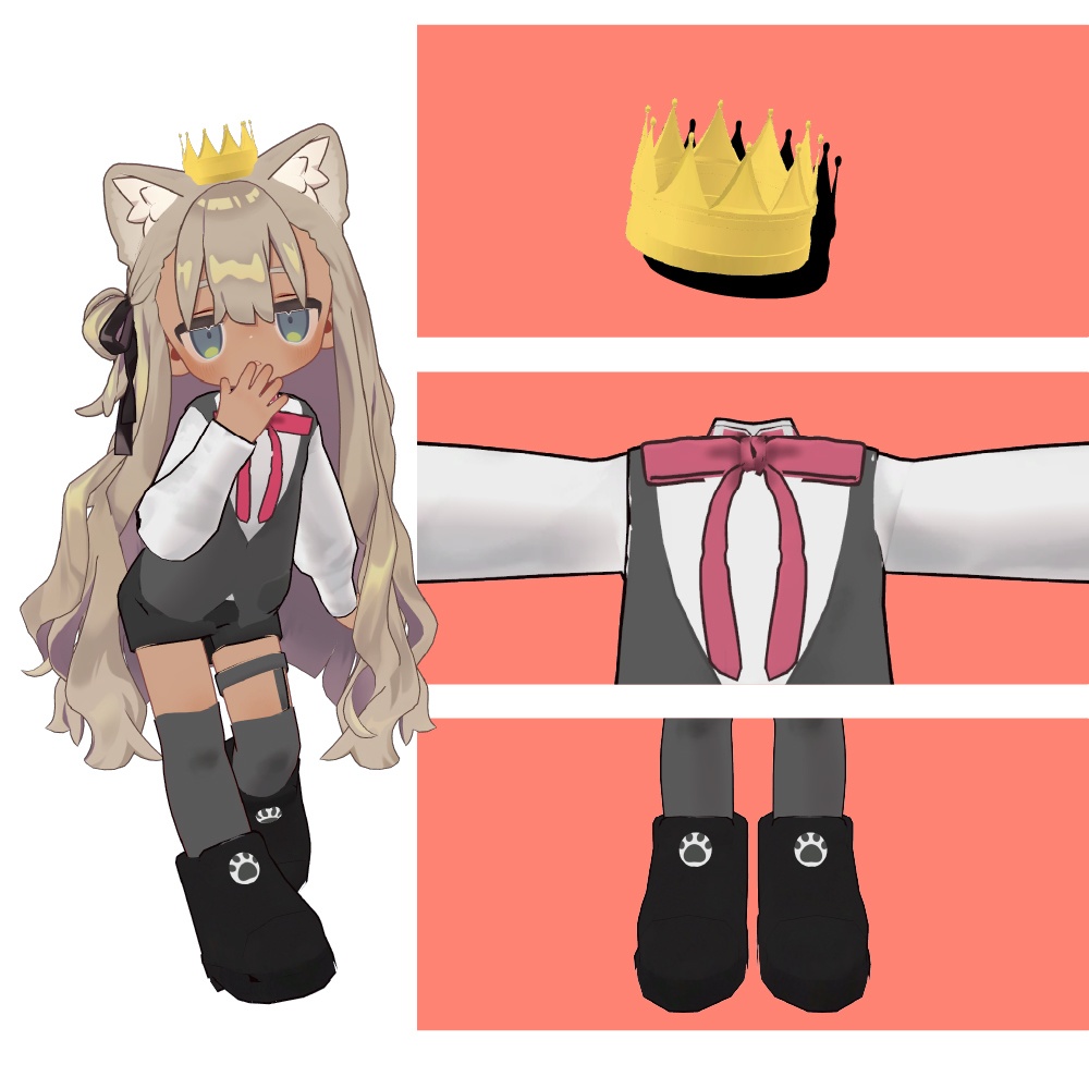 【キプフェル対応】ロリータゴシック pants style