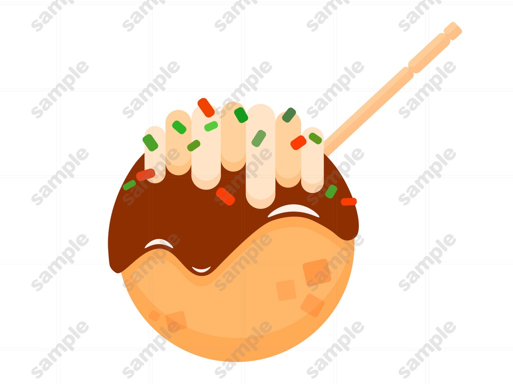 たこ焼きのイラスト素材